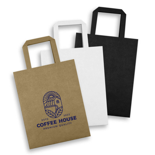 Medium Flat Handle Paper Bags